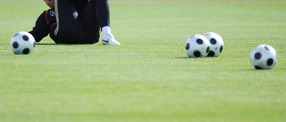 Training deutsche Fussball Nationalmannschaft