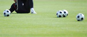 Training deutsche Fussball Nationalmannschaft