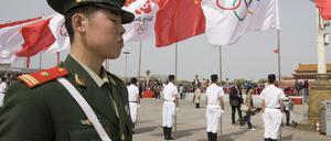 Olympisches Feuer Olympia 2008