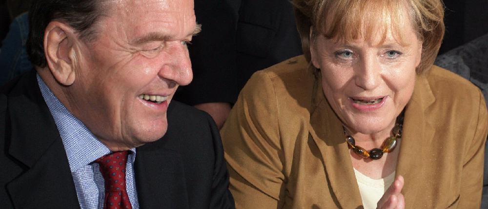 Merkel und Schröder