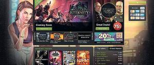Die Download-Plattformen für PC-Spiele nutzen unterschiedliche Systeme.