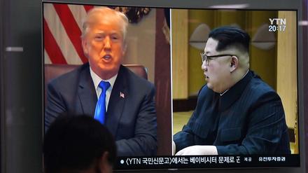 Kurz nachdem Korea seine Atomtestanlagen unschädlich gemacht hat, verkündet der amerikanische Präsident, dass das für Juni geplante Treffen nicht stattfinden werde.