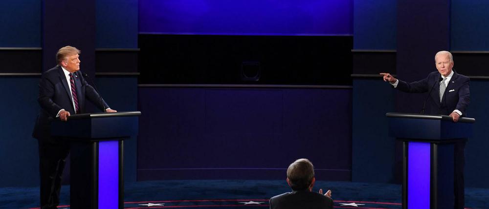 Biden und Trump überzogen sich gegenseitig mit Vorwürfen. Was ist dran?