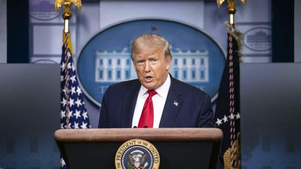Der PUS-Präsident Donald Trump.