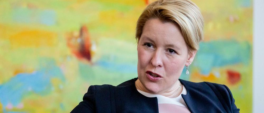 Bundesfamilienministerin Franziska Giffey (SPD).