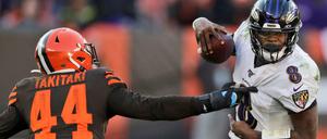 Unaufhaltsam. Lamar Jackson führt die Baltimore Ravens in die NFL-Play-offs.