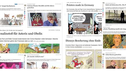 Top 10: Das waren 2019 die meistgelesenen Artikel auf www.tagesspiegel.de/comics.