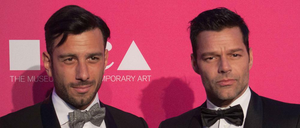 Ricky Martin (rechts) und sein Ehemann Jwan Yosef (Archivbild).