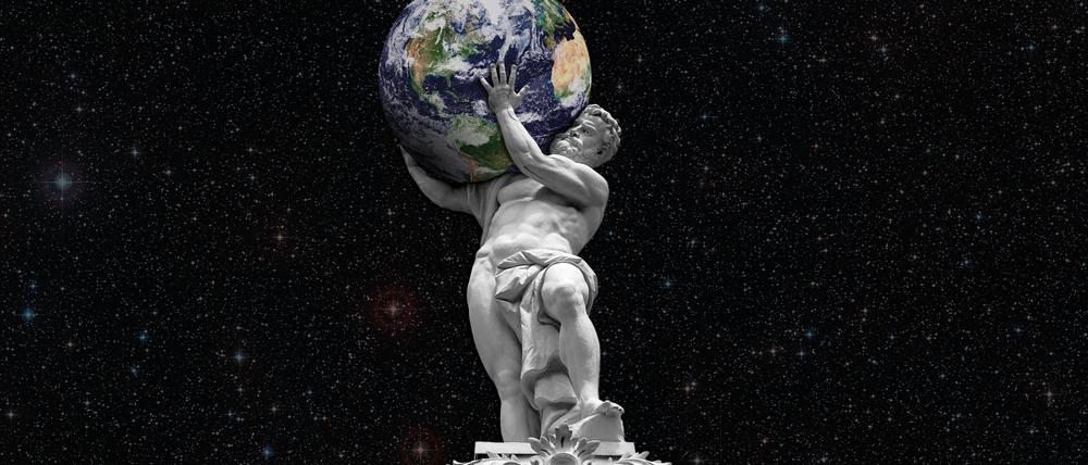 Nur die Erde zu schultern wäre der mythologischen Figur des Atlas ein Leichtes gewesen. Er war dazu verdonnert, das ganze Himmelsgewölbe zu stützen. Es wiegt beträchtlich mehr.