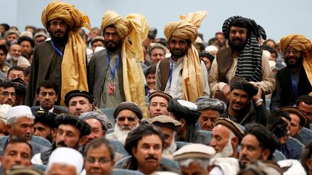Teilnehmer der Großen Ratsversammlung in Kabul.