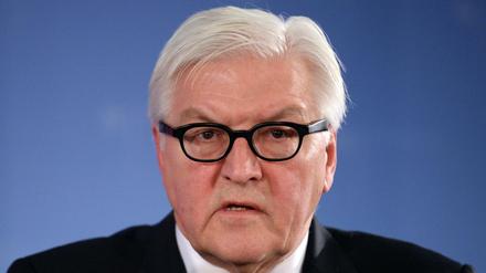 Außenminister Frank-Walter Steinmeier (SPD).