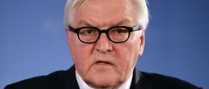 Außenminister Frank-Walter Steinmeier (SPD).