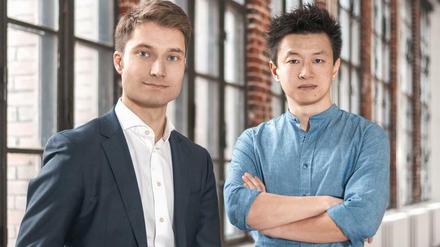 Die GetYourGuide-Gründer Johannes Reck (l.) und Tao Tao