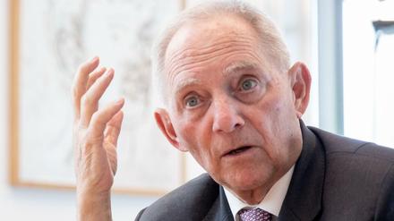 Bundestagspräsident Wolfgang Schäuble (CDU).