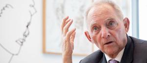 Bundestagspräsident Wolfgang Schäuble (CDU).