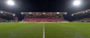 Unions Stadion an der Alten Försterei im Jetzt-Zustand.