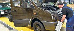 Produktion im Jubiläumsjahr. Das Mercedes-Werk Ludwigsfelde feiert sein 25-jähriges Bestehen. Seit 1991 wurden 660 000 Transporter produziert. 