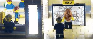 Wo geht’s lang? Die BVG hat ein ehrgeiziges Sanierungsprogramm für die U-Bahn. Mit Lego wär’s leichter. 