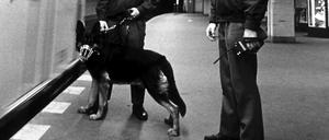 Hundestreife der BVG.