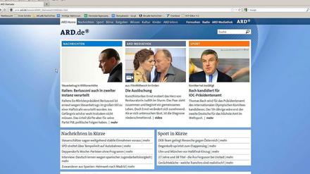 "Noch kein Konzept für die Online-Zukunft": Die öffentlich-rechtlichen Sender im Netz.