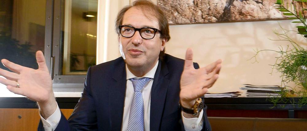 Alexander Dobrindt (CSU), Bundesminister für Verkehr und digitale Infrastruktur.