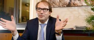Alexander Dobrindt (CSU), Bundesminister für Verkehr und digitale Infrastruktur.