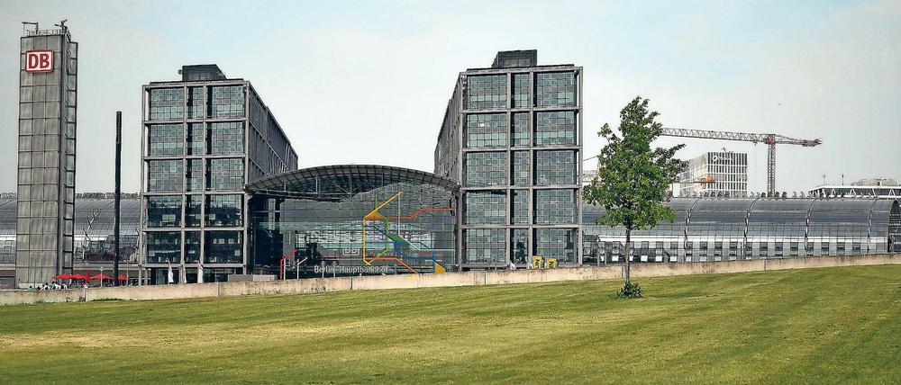 Der Berliner Hauptbahnhof.