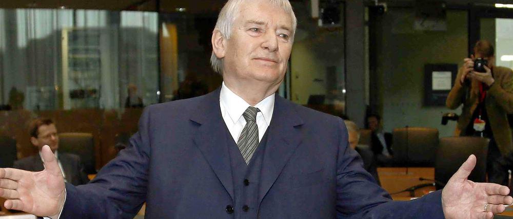 Duzen ist nicht seine Sache: Der ehemalige Bundesinnenminister Otto Schily. Hier 2007 zu Beginn des BND-Untersuchungsausschusses des Deutschen Bundestages in Berlin.