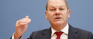 Bundesfinanzminister Olaf Scholz (SPD).