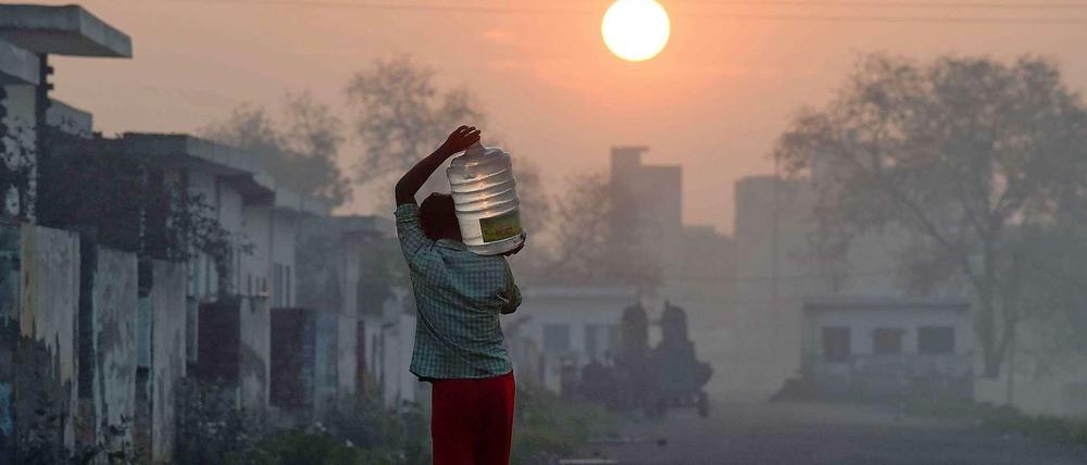 Der Smog in Indiens Metropolen verkürzt die Lebenserwartung der Inder um durchschnittlich 3,2 Jahre