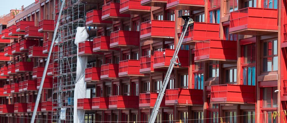 Ein Wohnungsneubau in Kreuzberg, 