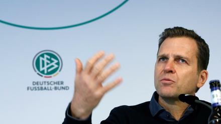 Erklärbär. Oliver Bierhoff, anerkanntes Sprachrohr der Nationalelf.