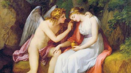 Amor tröstet Psyche: Angelika Kauffmanns Meisterwerk von 1792.