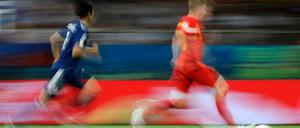 Hier ging's ausnahmsweise mal schnell: Belgiens Kevin De Bruyne im Spiel gegen Japan.