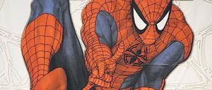 Ein Spider-Man-Cover auf der ComicCon in New York.