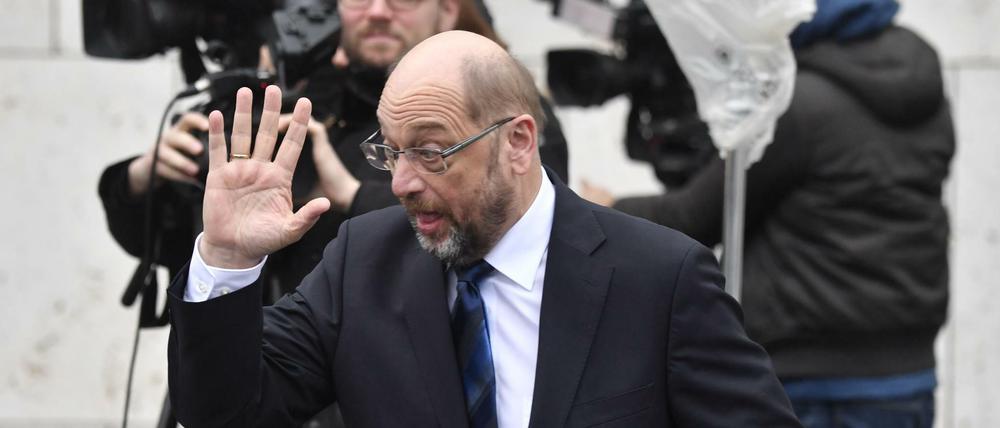 Einer der großen Akteure im kleinen Drama: Martin Schulz, SPD.