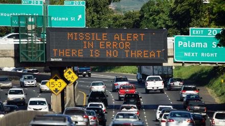 Entwarnung auf Hawaii nach falschem Alarm am 13. Januar: "Es gibt keine Bedrohung" 