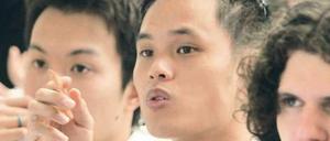 Studierende aus Asien im Hörsaal