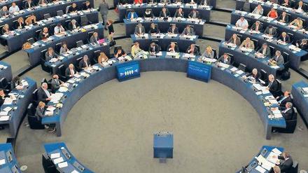 Gewählt, aber machtlos. Gremien wie das Europaparlament (unser Foto) oder die EU-Kommission sind zu wenig legitimiert, sagt Berggruen. Und dass Europa als Einheit handlungsfähig werden muss. Foto: p-a/dpa