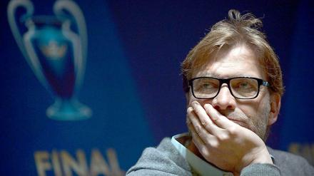 Jürgen Klopp bei der Pressekonferenz zum Champions-League-Finale.