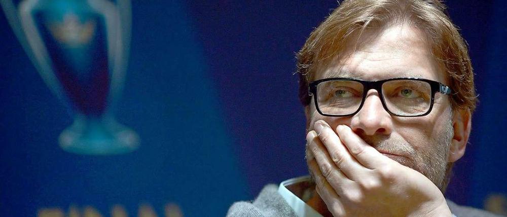 Jürgen Klopp bei der Pressekonferenz zum Champions-League-Finale.