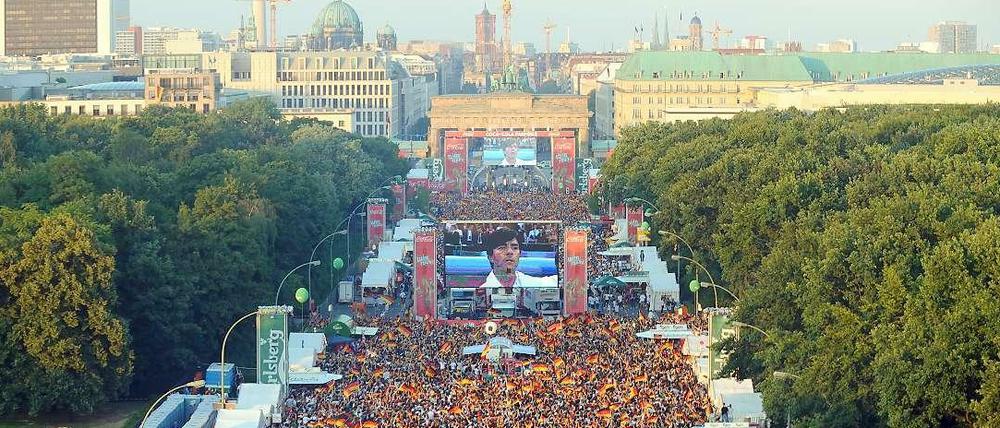 In Berlin gibt es Pläne, zum Champions-League-Finale eine Fanmeile aufzubauen.
