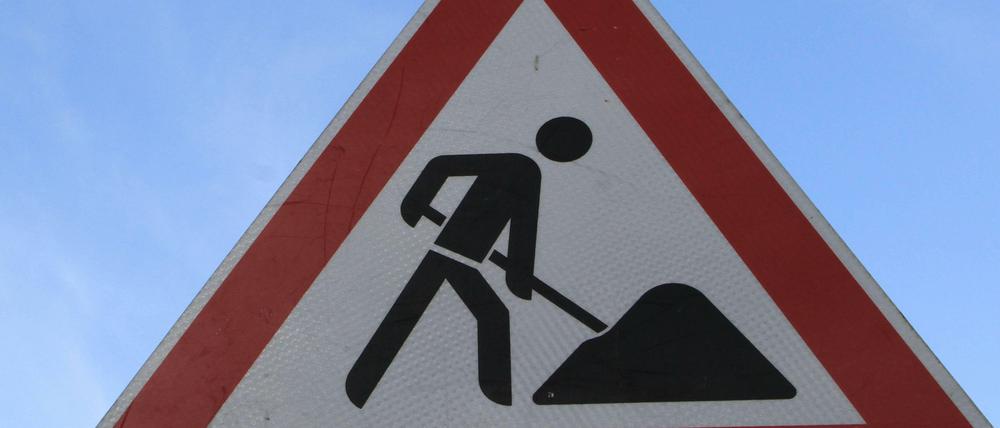 Vorsicht, Baustelle.