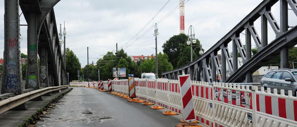 Die Bösebrücke zwischen Prenzlauer Berg und Wedding wird im kommenden Jahr fertig.