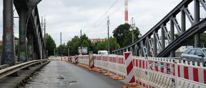 Die Bösebrücke zwischen Prenzlauer Berg und Wedding wird im kommenden Jahr fertig.