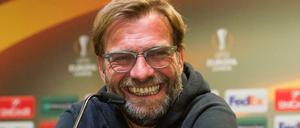 Immer gut für ein Lacher. Jürgen Klopp will bei einem Tor des BVB nicht jubeln.