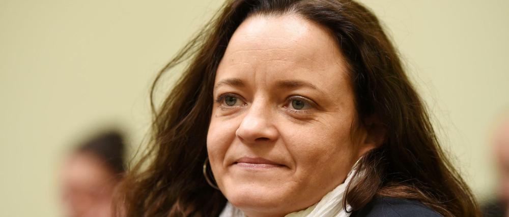 Beate Zschäpe beim NSU-Prozess in München.