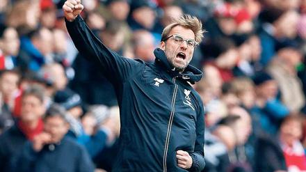 Im Auge der Betrachter. Für Trainer Jürgen Klopp wird beim Spiel Liverpool gegen Dortmund eine eigene Kamera bereitgestellt. 