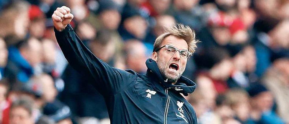 Im Auge der Betrachter. Für Trainer Jürgen Klopp wird beim Spiel Liverpool gegen Dortmund eine eigene Kamera bereitgestellt.