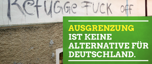 Die Grünen haben eine Kampagne gegen die AfD gestartet. 